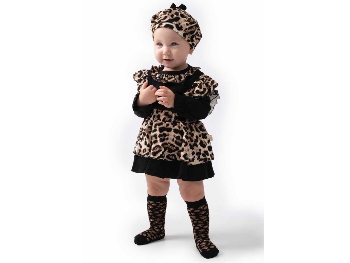 KIZ 3/9 AY LEOPARLI 4LÜ TAKIM