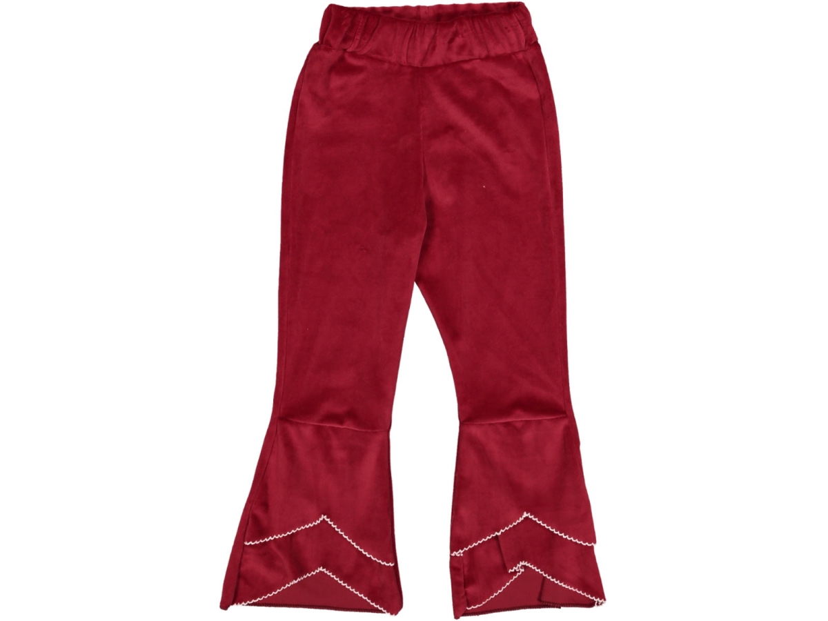 KIZ 4/8 YAŞ İSPANYOL PAÇA NAKIŞLI PANTOLON