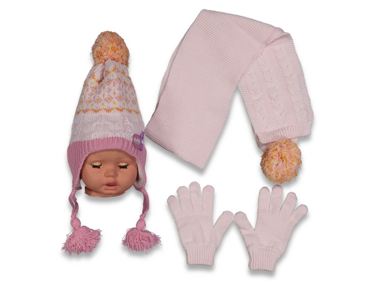 KIZ 4/8 Yaş TAVŞAN AKSESURARLI 3&#039;lü Takım