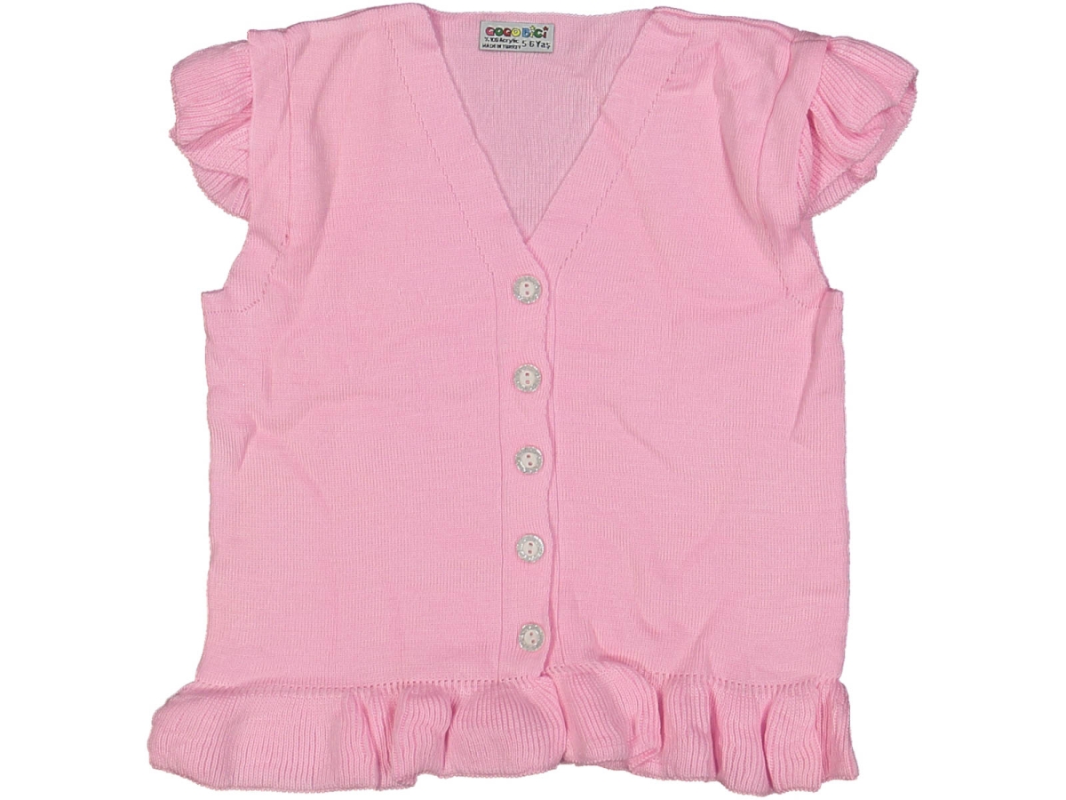 KIZ 5/8 YAŞ FIRFIRLI GARSON YELEK 