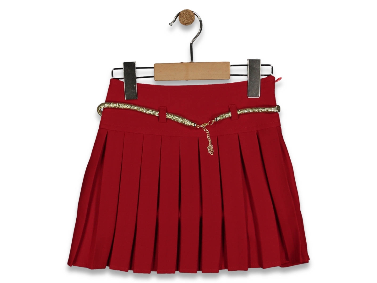 KIZ 5/8 YAŞ KEMERLİ PİLİSELİ ETEK