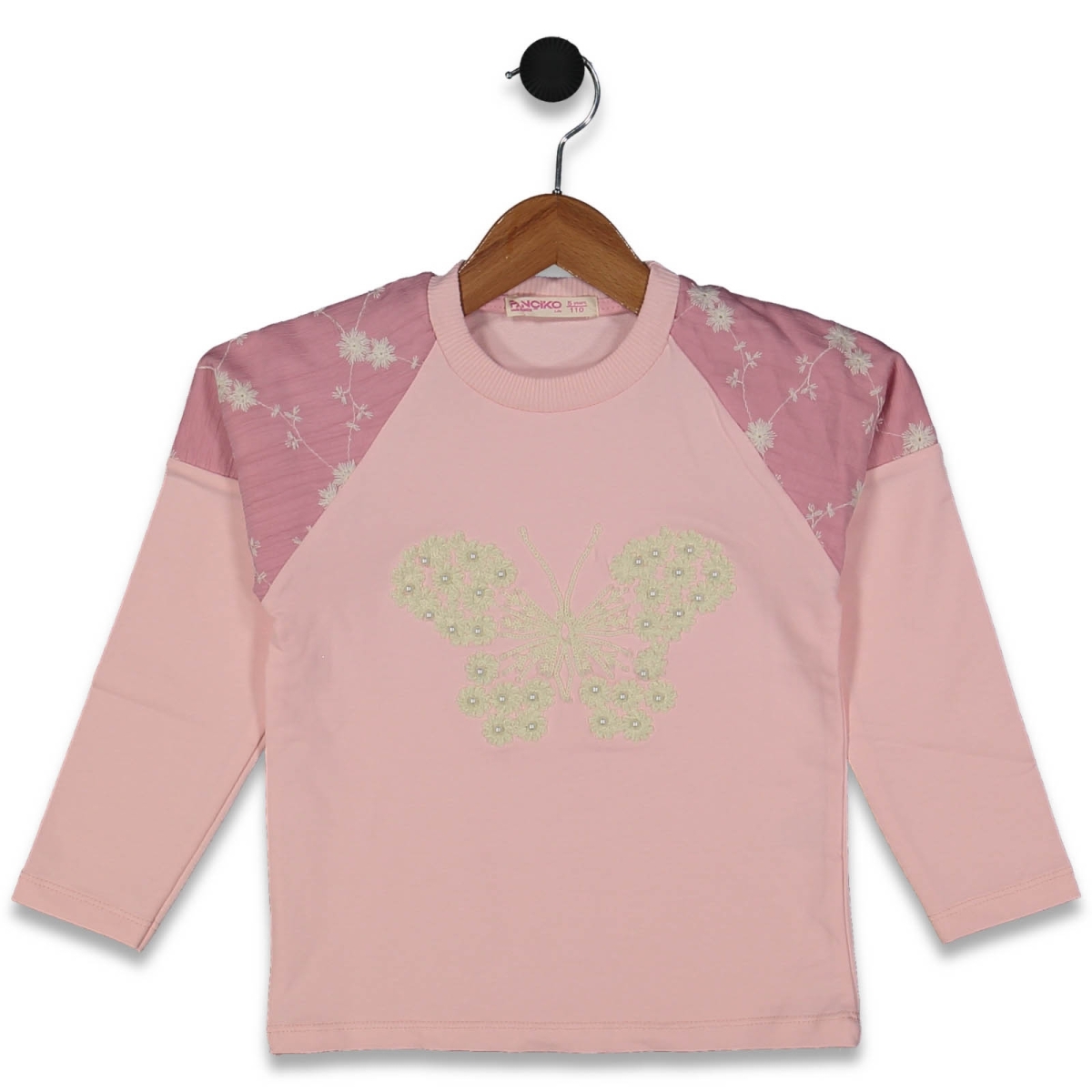 KIZ 5/8 YAŞ KIZ 9/12 YAŞ SÜZİNE KELEBEK NAKIŞLI TS