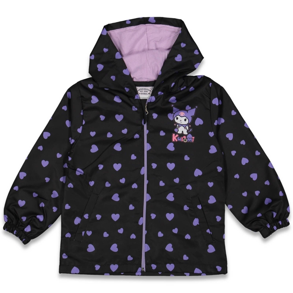 KIZ 5/8 YAŞ KUROMI BASKILI YAĞMURLUK