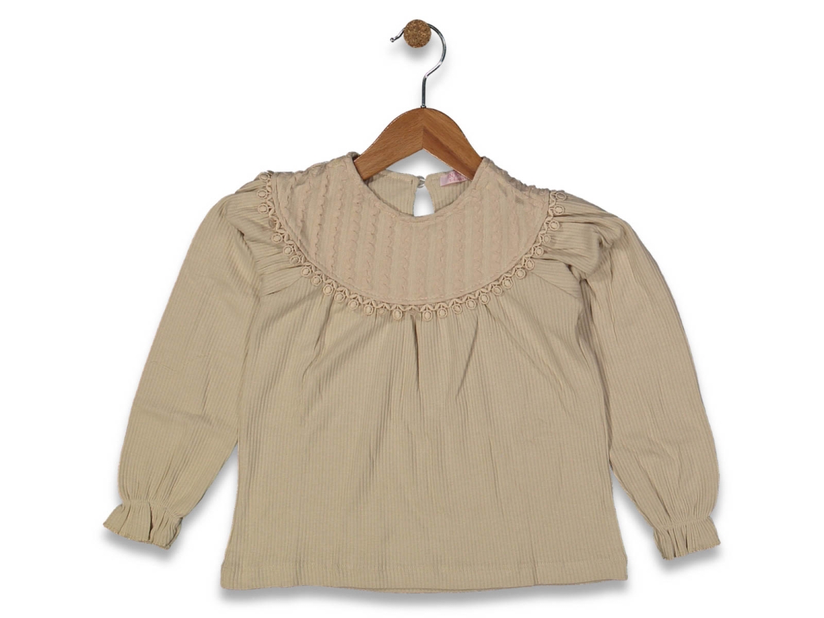 KIZ 5/8 YAŞ REGLAN KOL DÜĞMELİ BADİ