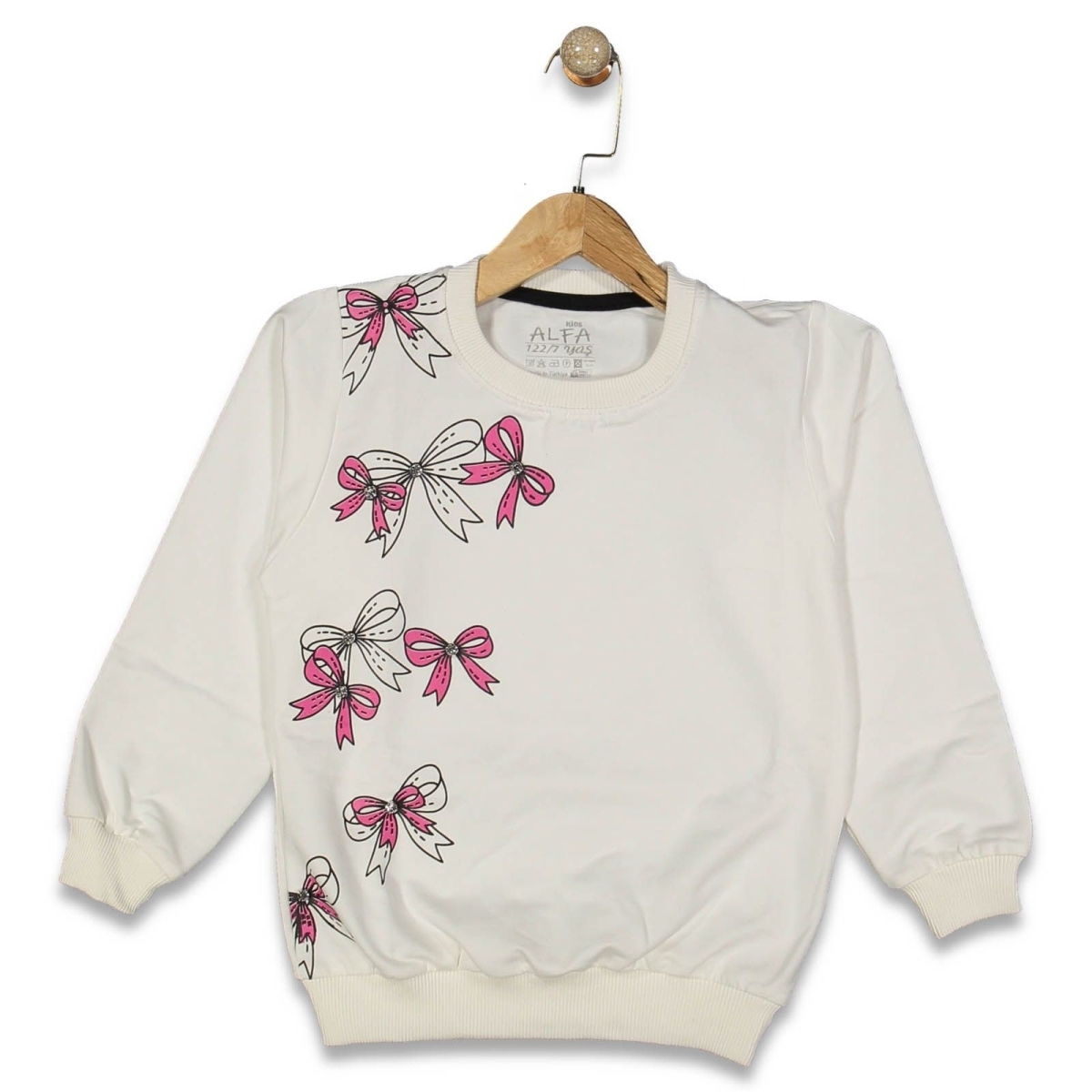 KIZ 5/8 YAŞ TAŞLI FIYONK  SWEAT