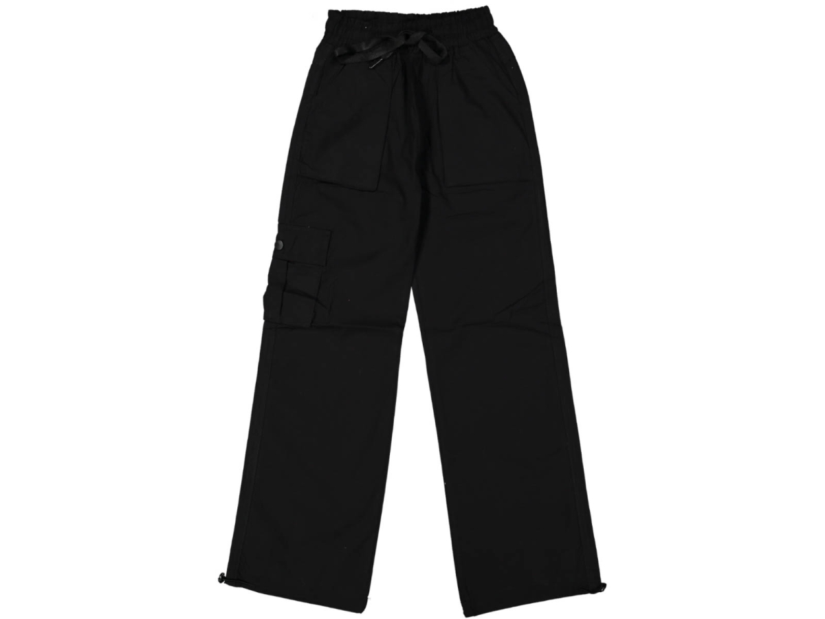 KIZ 6/10 YAŞ KARGO CEPLİ PAÇA STOPERLİ KETEN PANTOLON