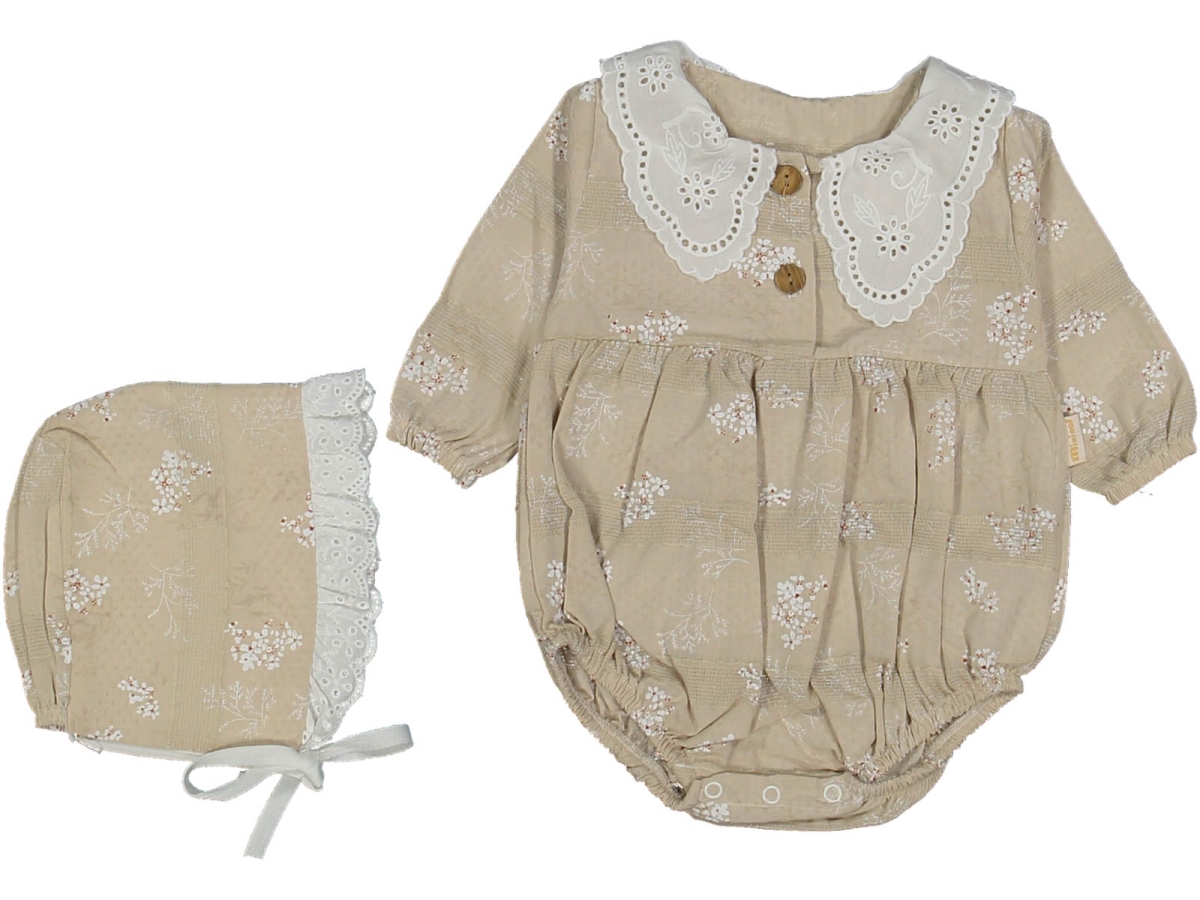 KIZ 6/12 AY HAZIR YAKA ROMPER BADİ