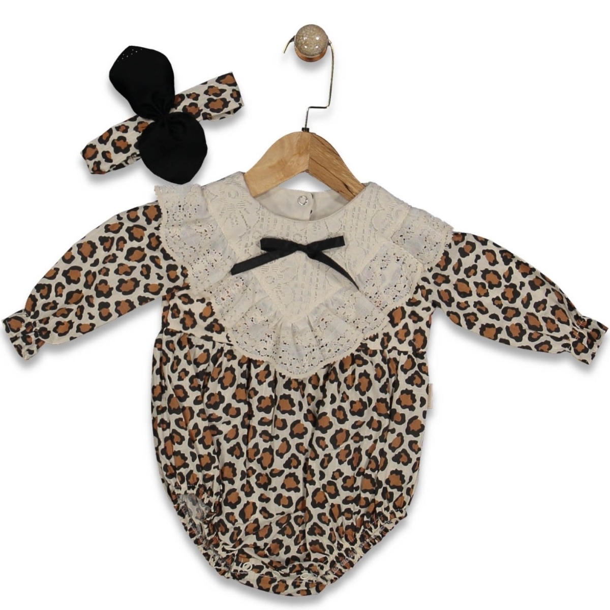 KIZ 6/12 AY LEOPAR ROMPER