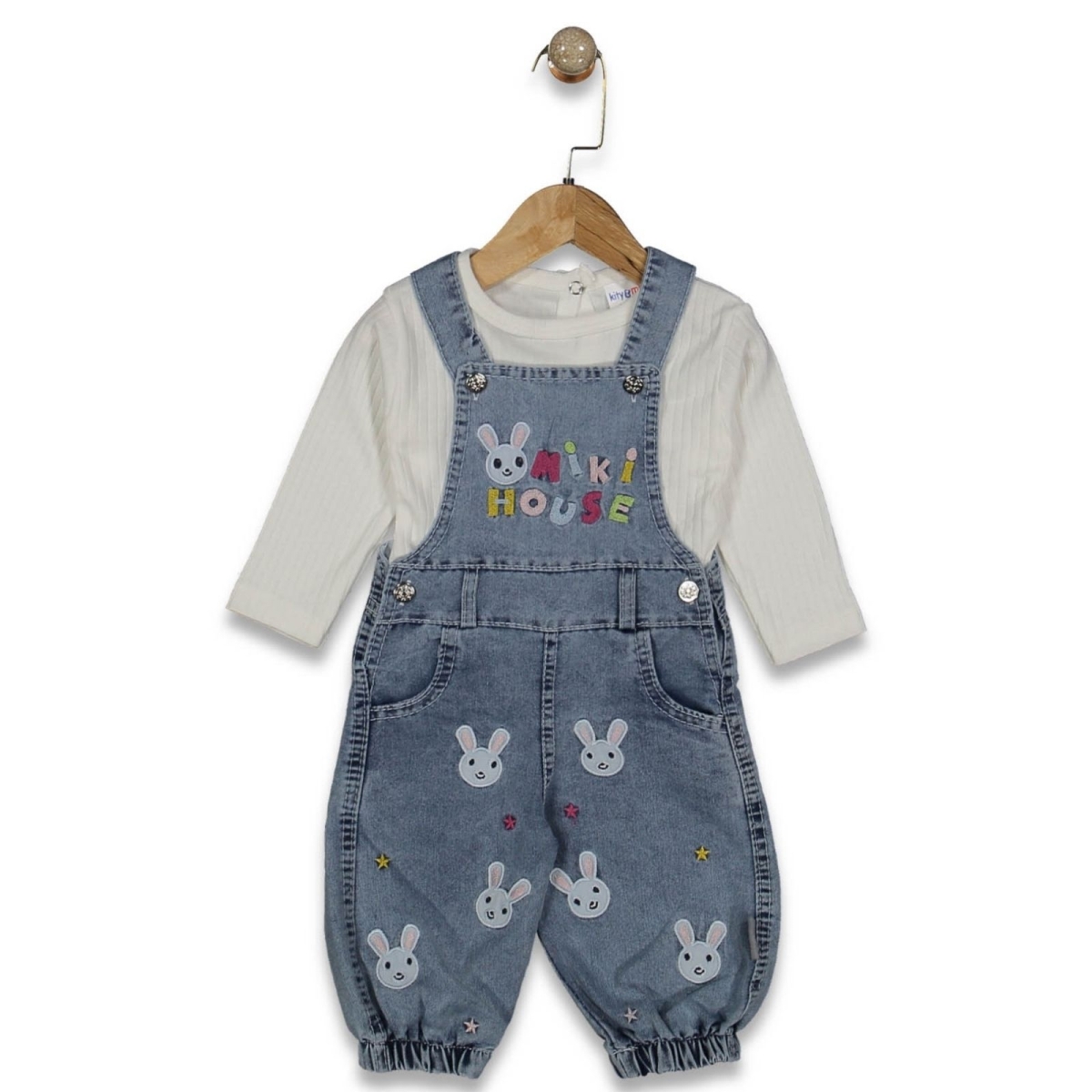 KIZ 6/12 AY MİKİ HAUSE TAVŞANLI BAHÇIVAN SALOPET