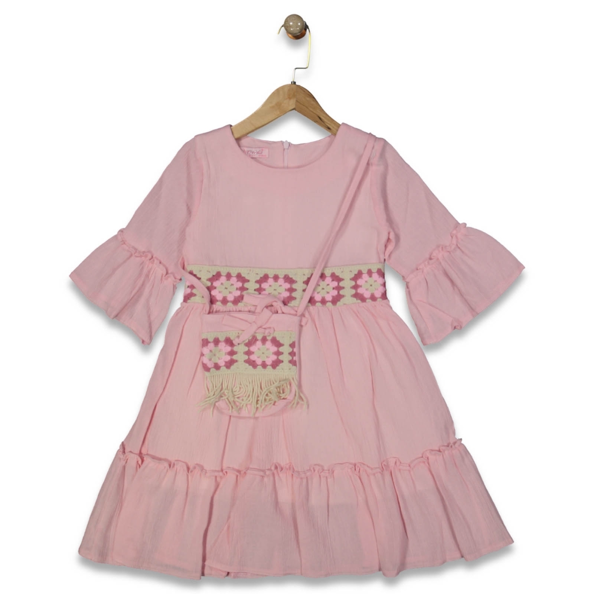 KIZ 6/12 YAŞ ÇANTALI ELBİSE