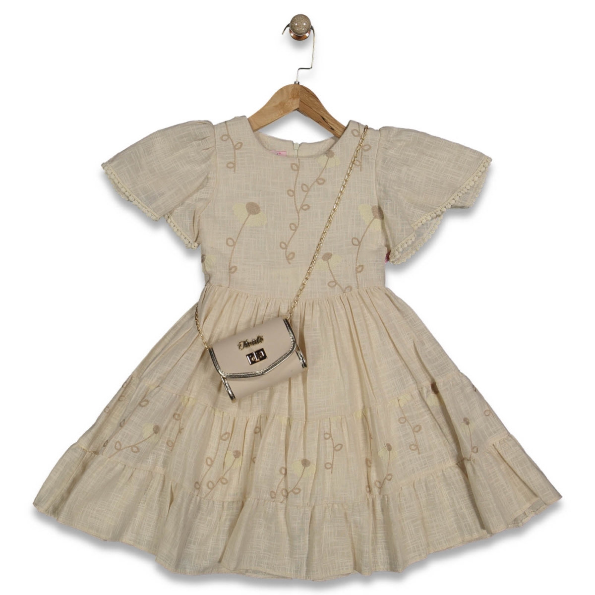 KIZ 6/12 YAŞ ÇANTALI ELBİSE