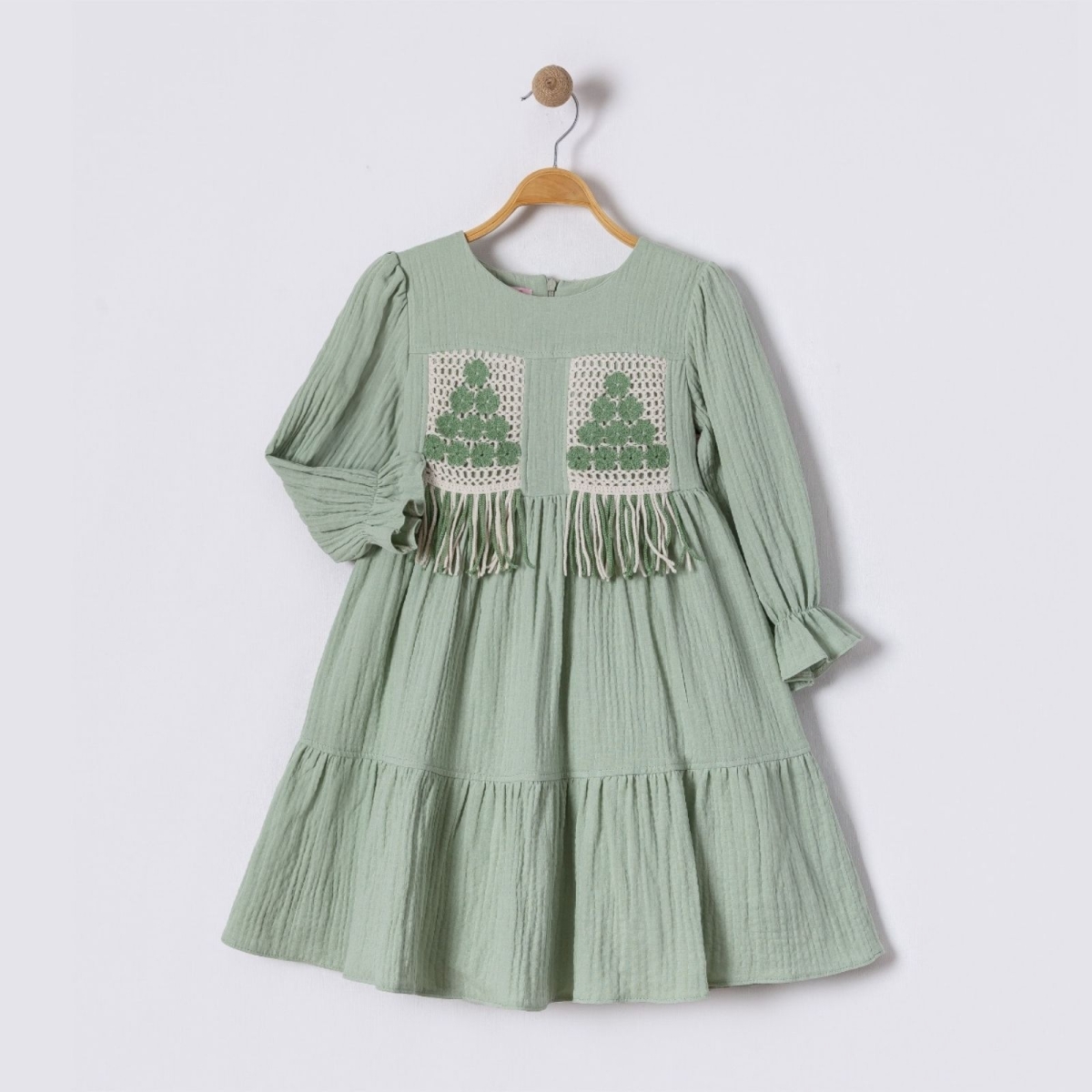 KIZ 6/12 YAŞ MÜSLİN ELBİSE