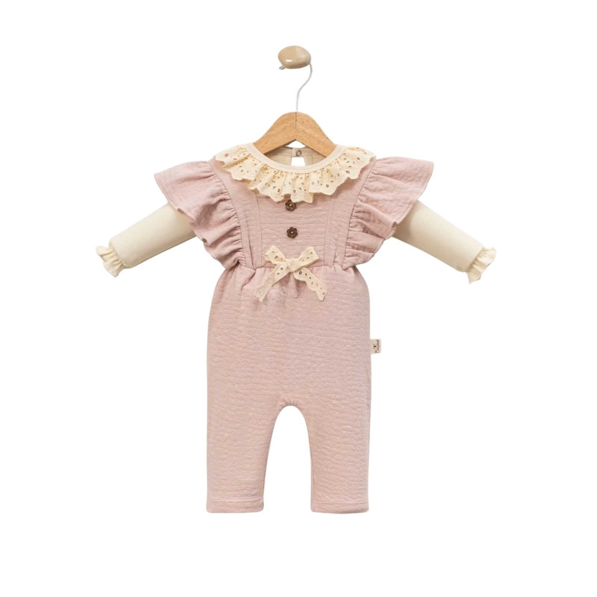 KIZ 6/18 AY ÇİÇEK DUGMELİ SLOPET