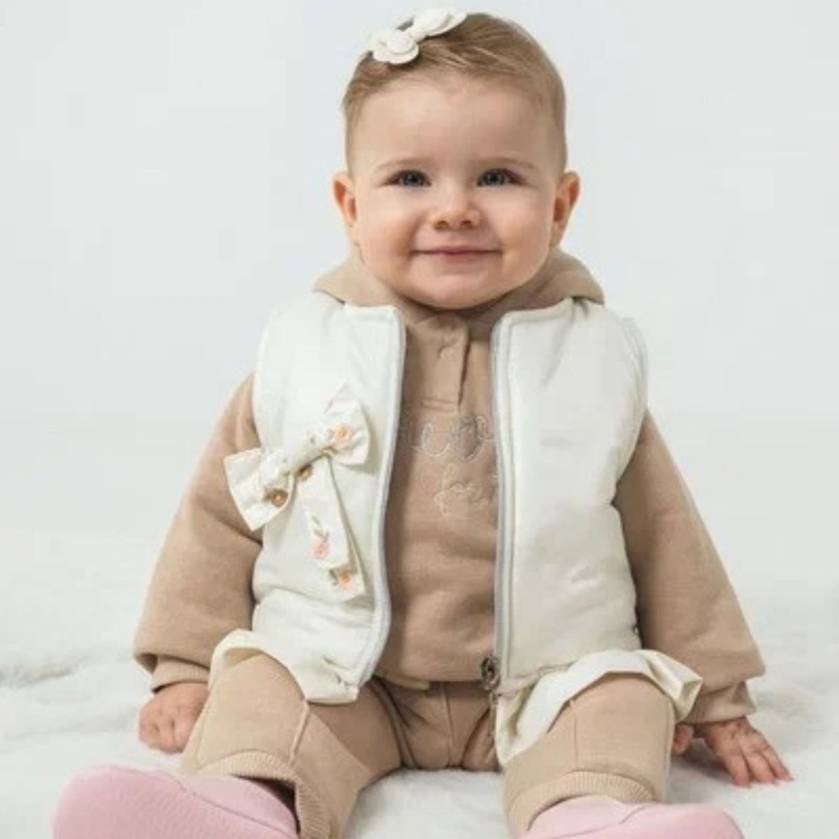 KIZ 6/18 AY FİYONK YELEKLİ 3 LÜ TAKIM