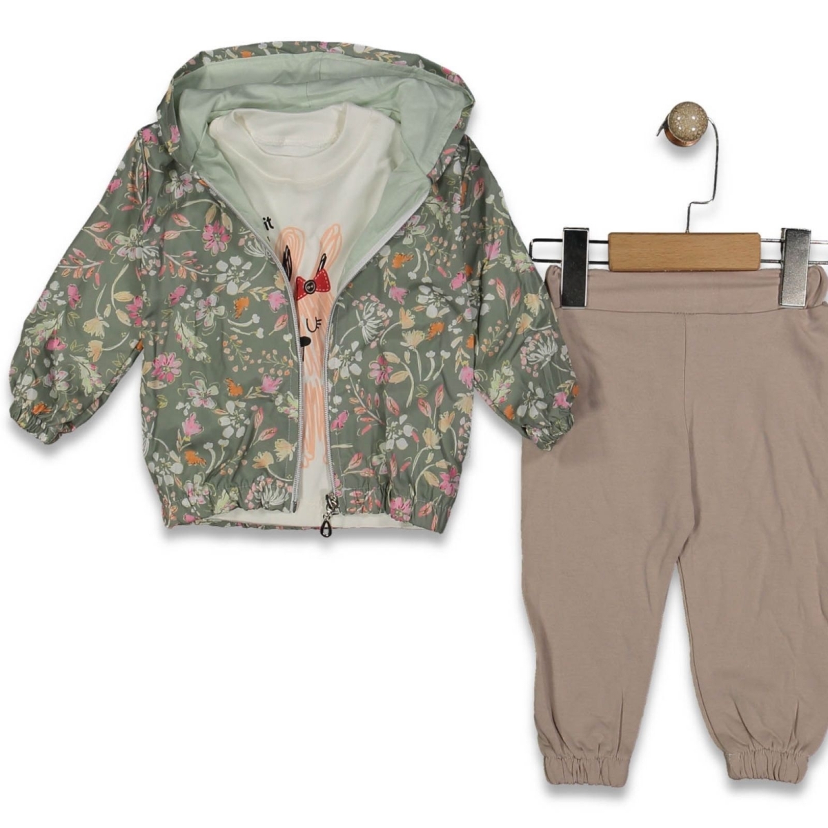 KIZ 6/18 AY FİYONKLU TAVŞANLI MİCRO TAKIM