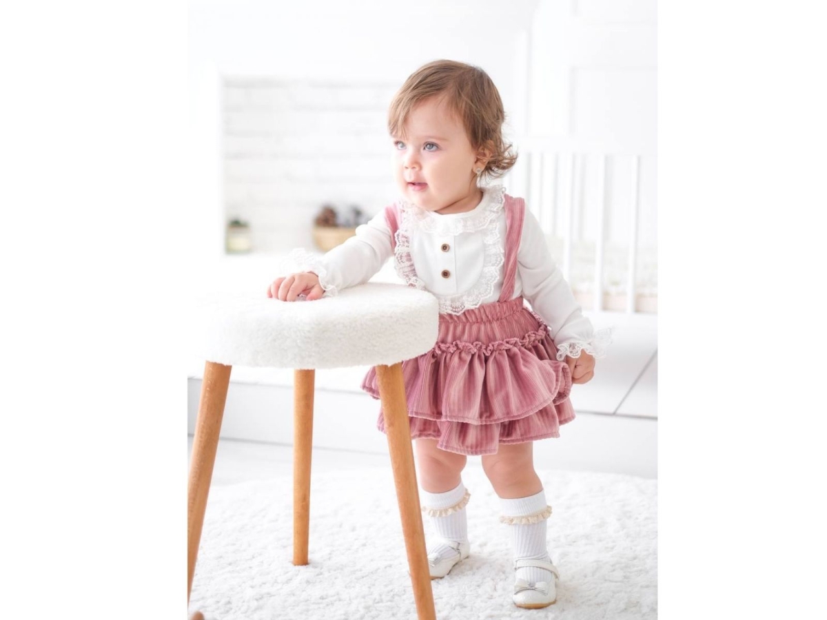 KIZ 6/18 AY LINDA BABY SALOPET 2&#039;LI TAKIM