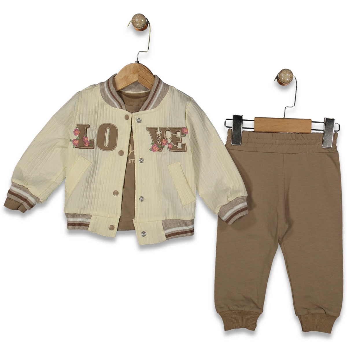 KIZ 6/24 AY BOMLO LOVE NAKIŞLI TAKIM