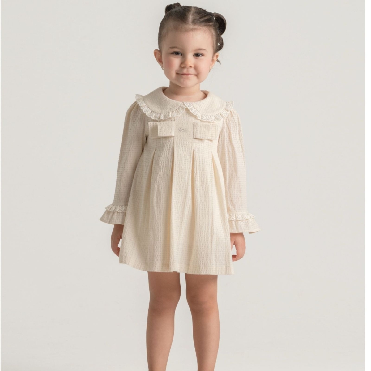 KIZ 6/24 AY DOKUMA NAKISLI ELBİSE