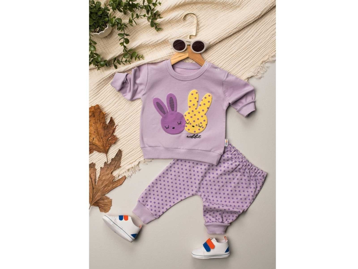 KIZ 6/24 AY TAVŞAN BEBE TAKIM