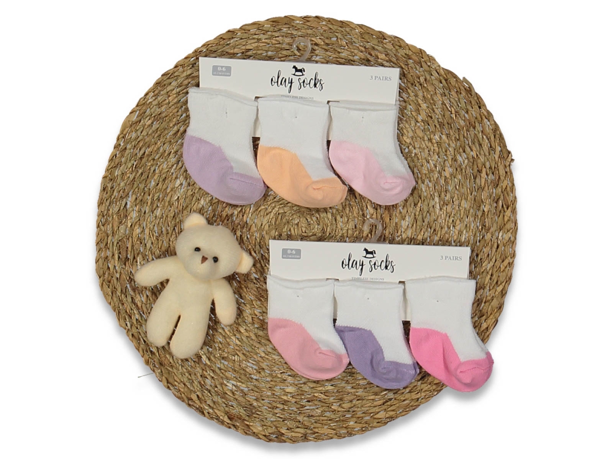 KIZ 6/6 AY LASTİKSİZ TABAN RENKLİ KUTULU ÇORAP