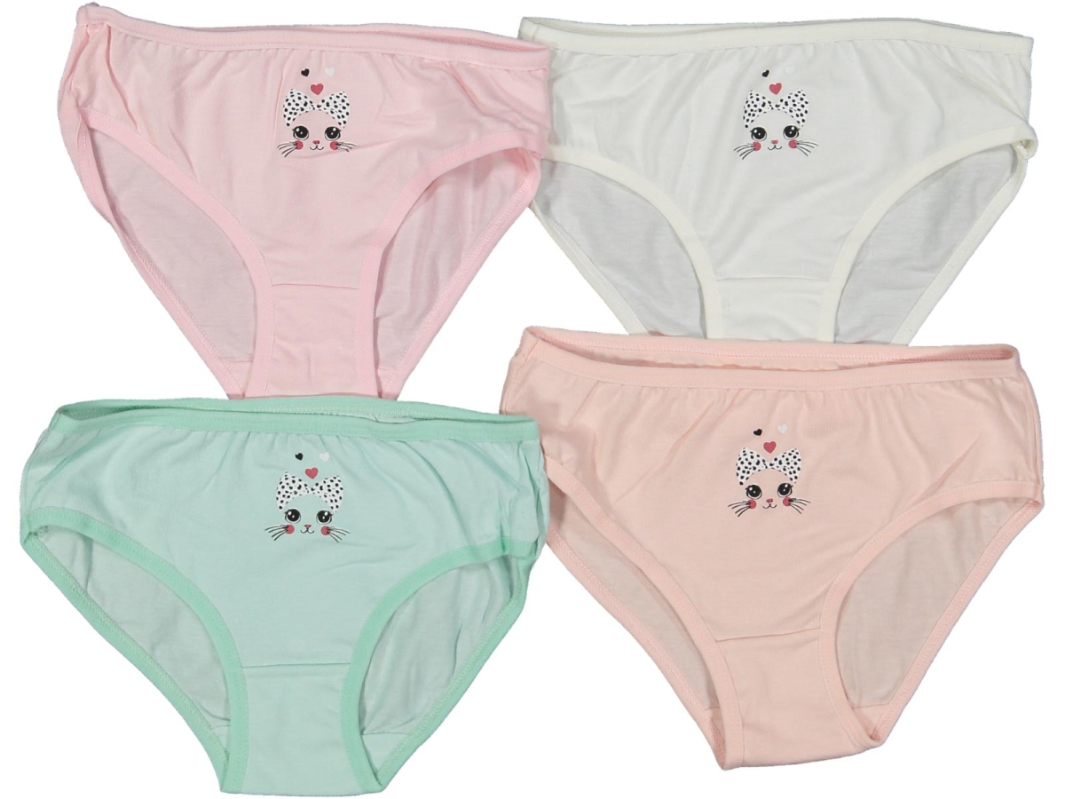 KIZ 6/7  YAŞ KARIŞIK BASKILI SLİP KİLOT