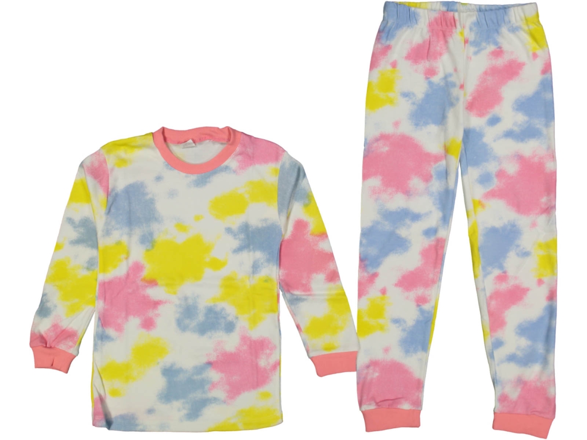 KIZ 6/9 YAŞ BATİK EMPİRME PİJAMA TAKIM 