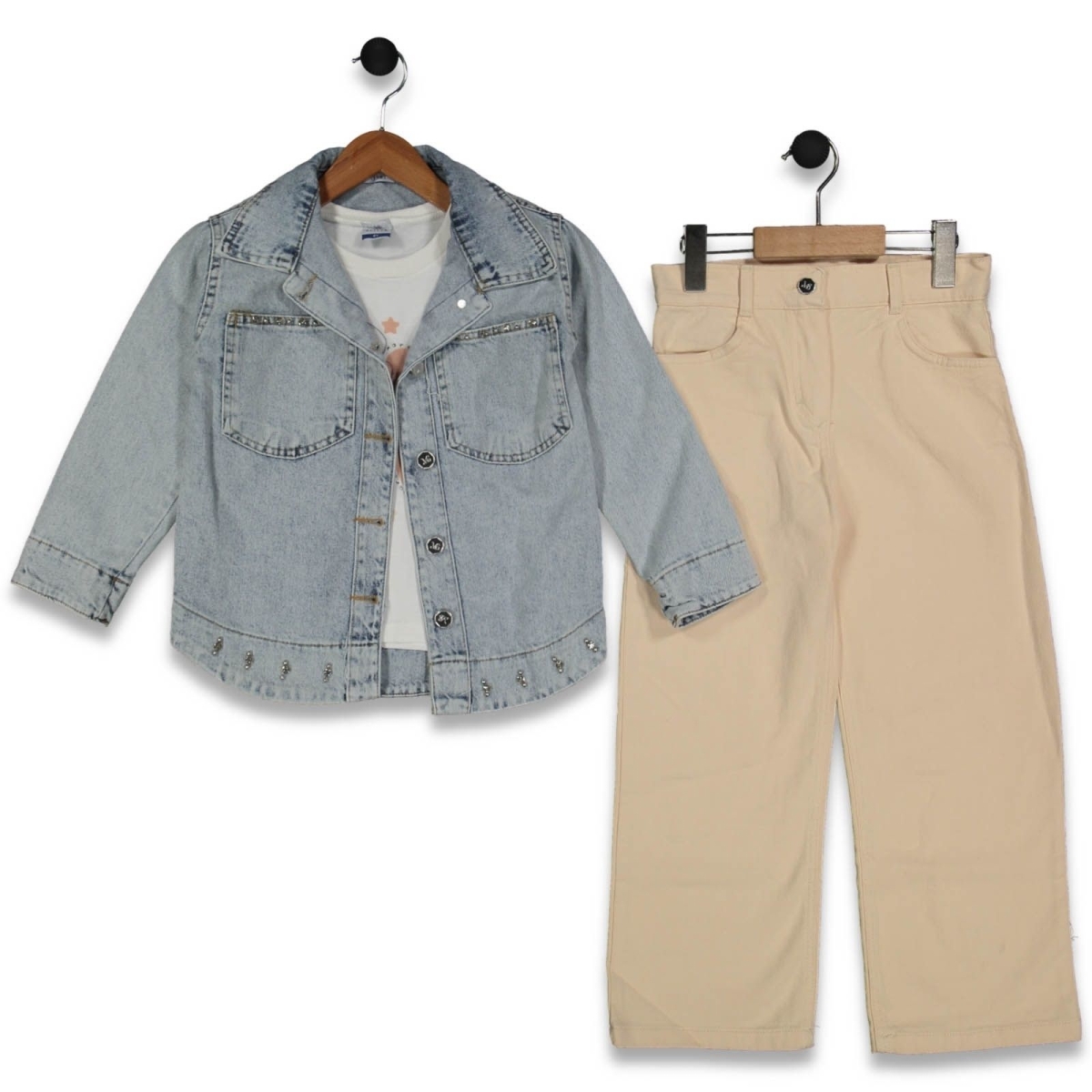 KIZ 6/9 YAŞ KOT CEKELTLİ TAKIM