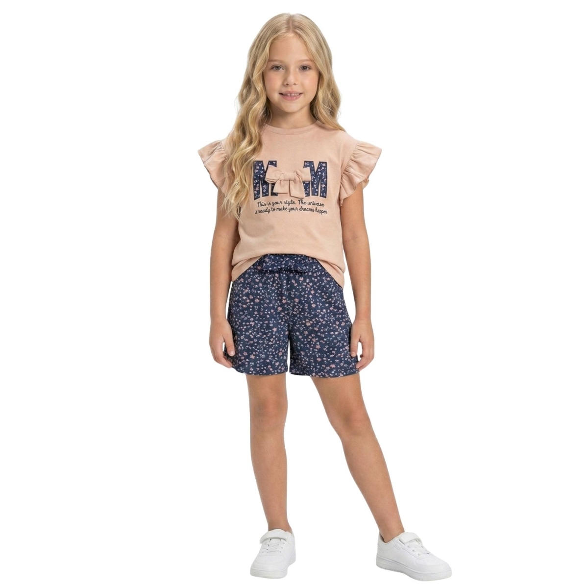 KIZ 6/9 YAŞ M NAKIŞLI ŞORTLU TAKIM