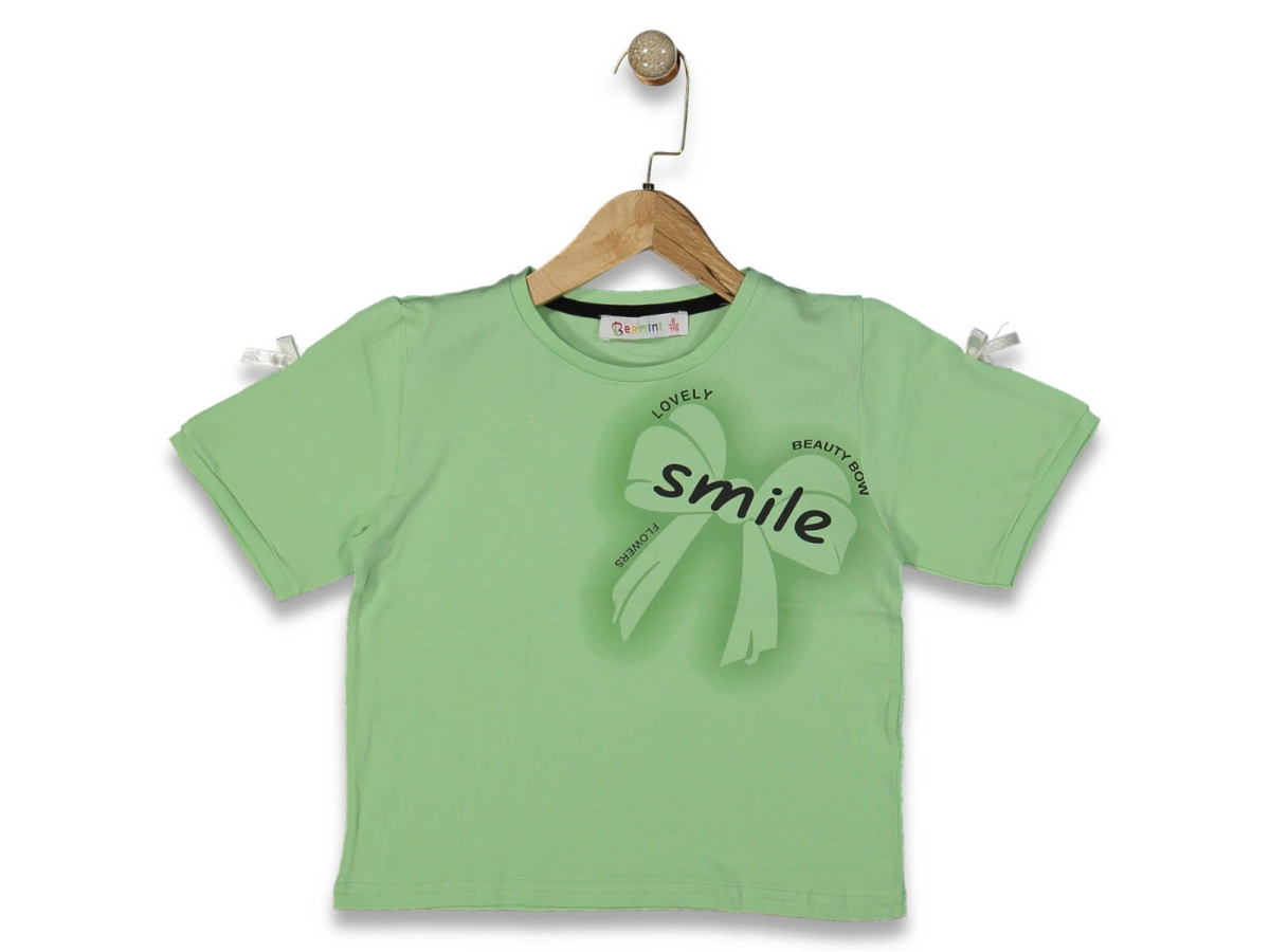 KIZ 6/9 YAŞ SMİLE YAZILI TİŞÖRT