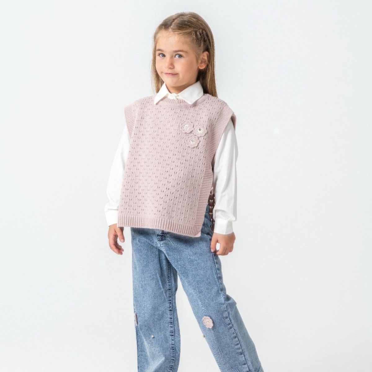 KIZ 6/9 YAŞ ÜÇ PAPATYA ÜÇLÜ TAKIM