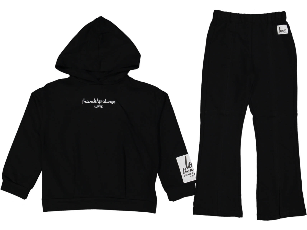 KIZ 7/10 YAŞ MYSELF KAPŞONLU 2Lİ TAKIM