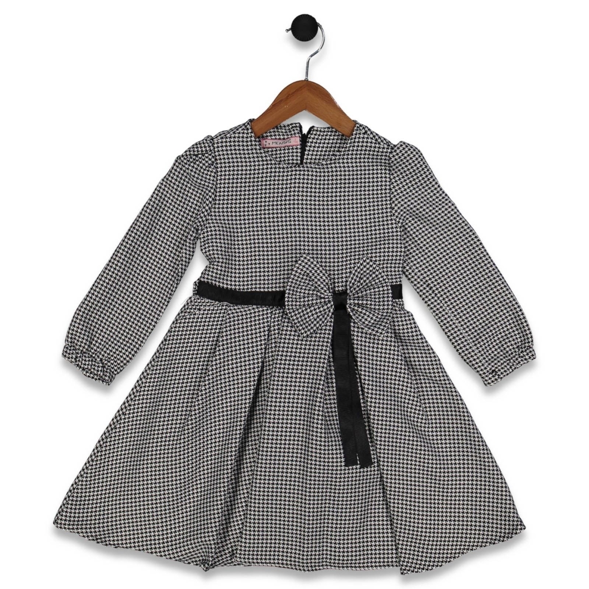 KIZ 7/11 YAŞ PİLELİ KAZ AYAĞI ELBİSE