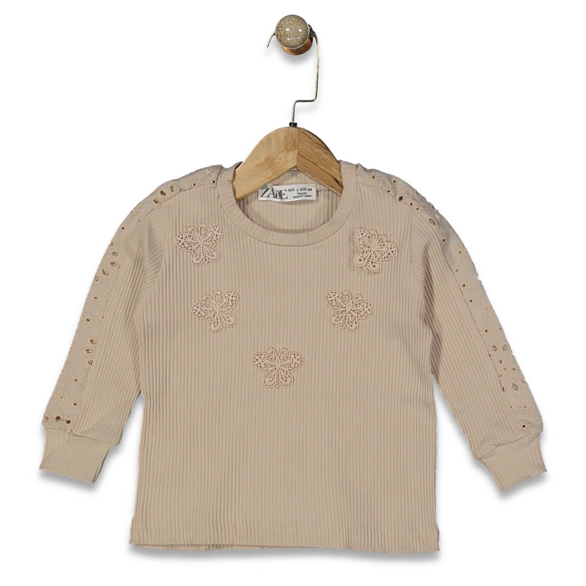 KIZ 7/11 YAŞ ŞERİT GÜPÜRLÜ KELEBEK BADİ