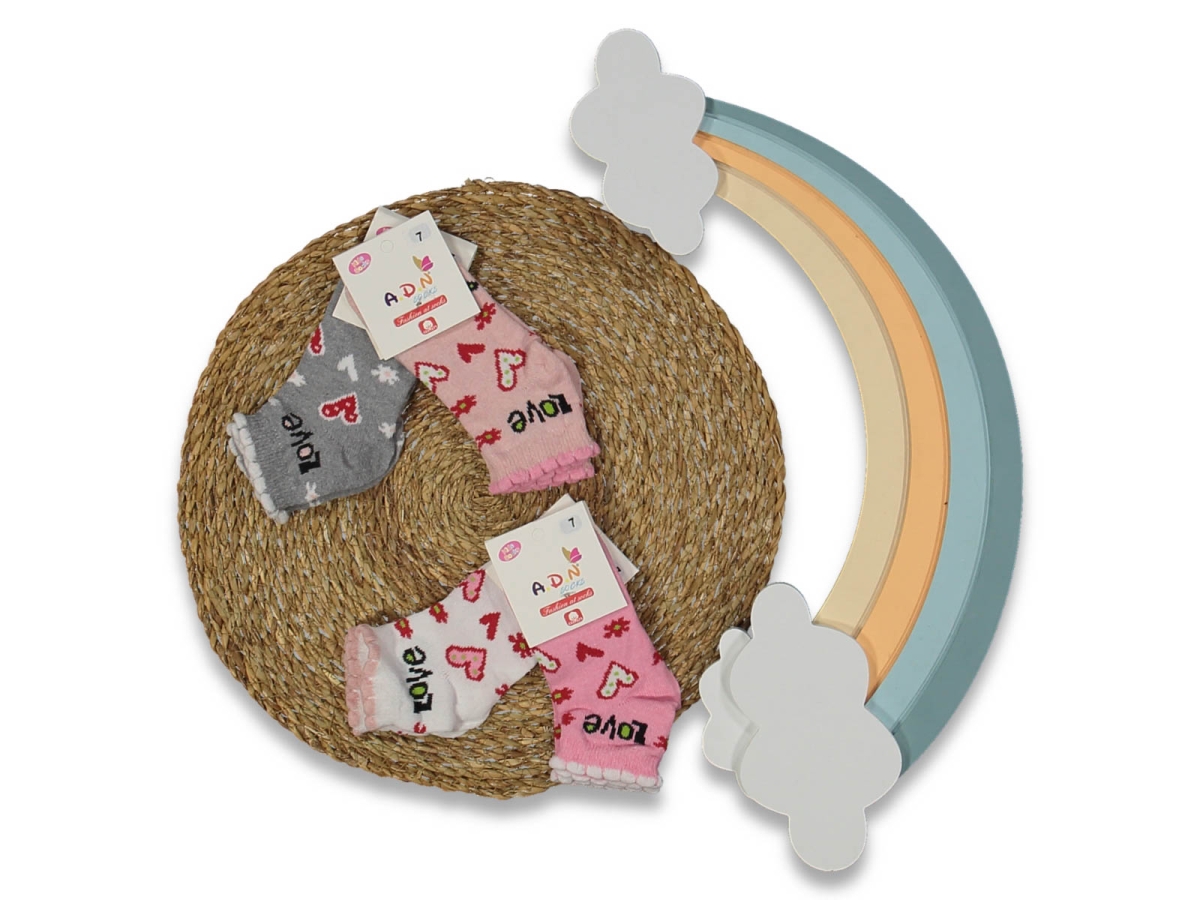 KIZ 7/8 YAŞ ÇOCUK PATİK ÇORAP