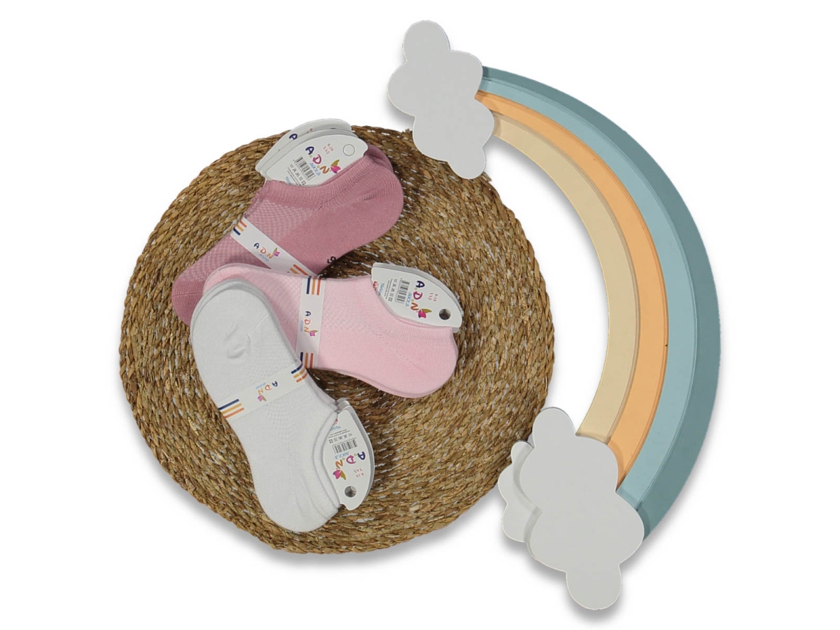 KIZ 7/8 YAŞ ÇOCUK SNEAKERS ÇORAP