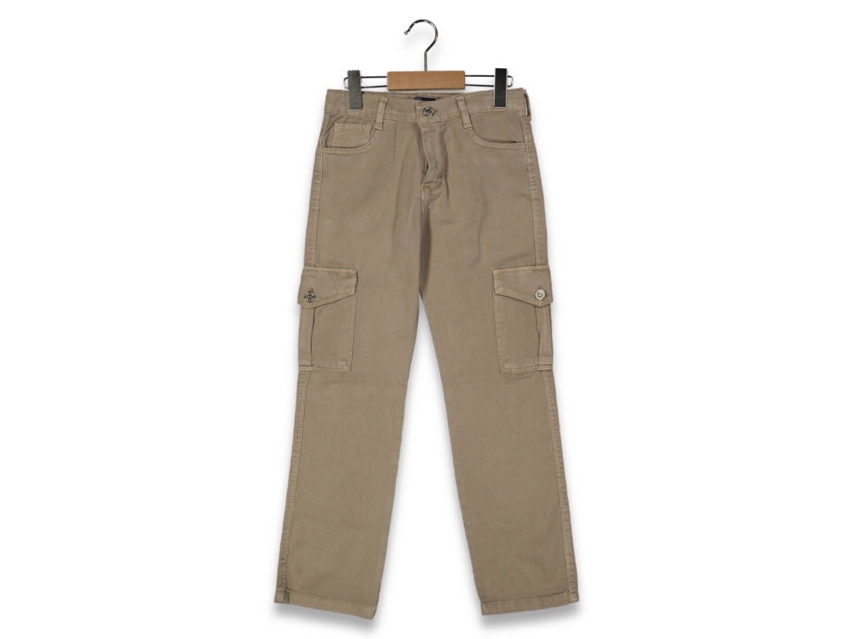 KIZ 8/12 YAŞ KARGO CEPLİ PFD RENKLİ KIZ PANTOLON