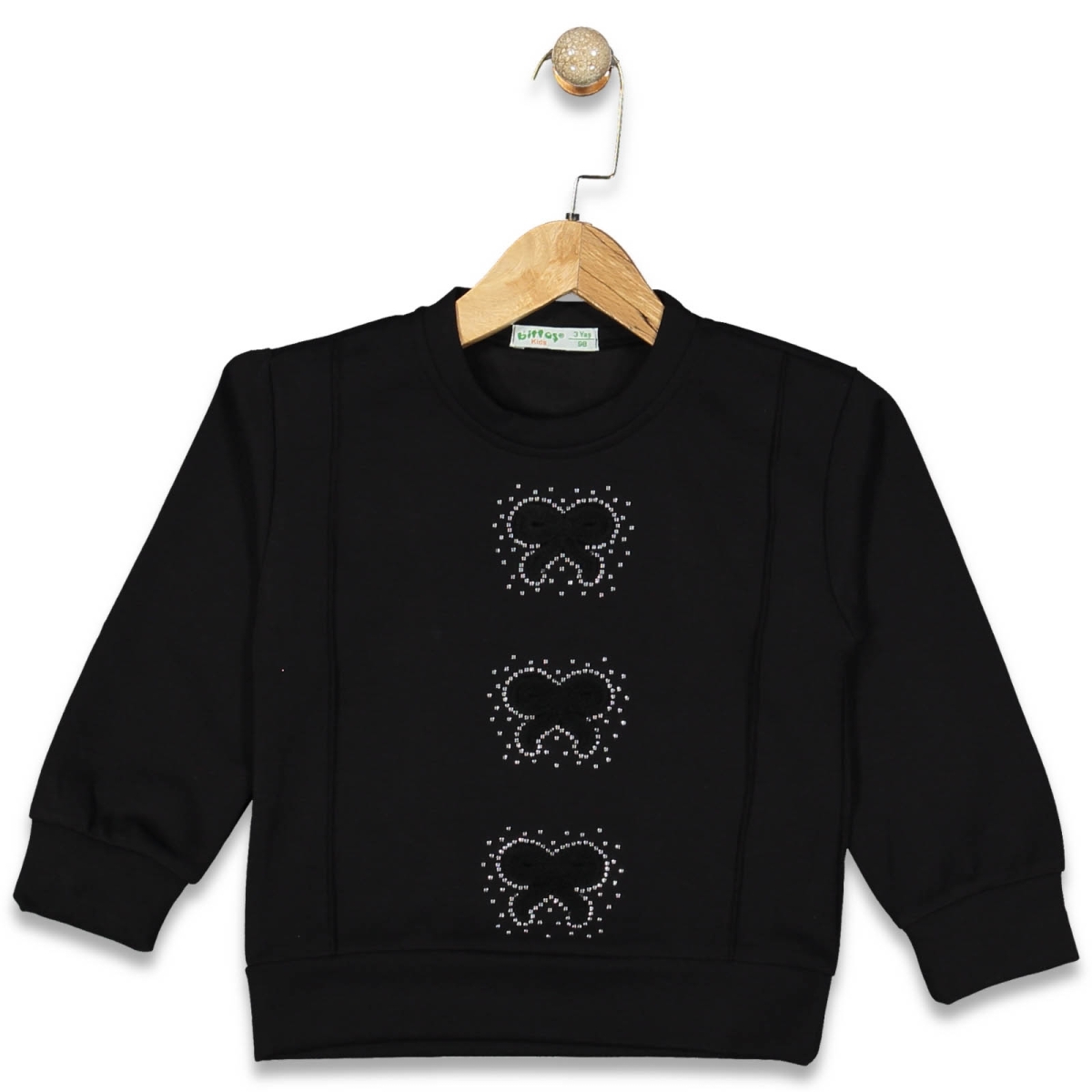 KIZ 8/12 YAŞ TAŞLI FİYONK ÇOCUK SWEAT