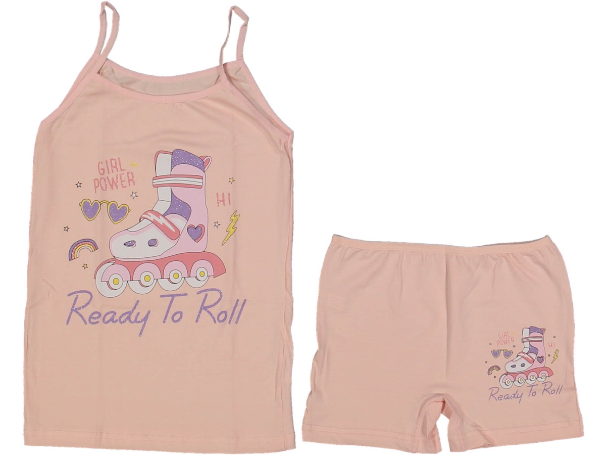 KIZ 8/9 YAŞ BASKILI BOXER TAKIM