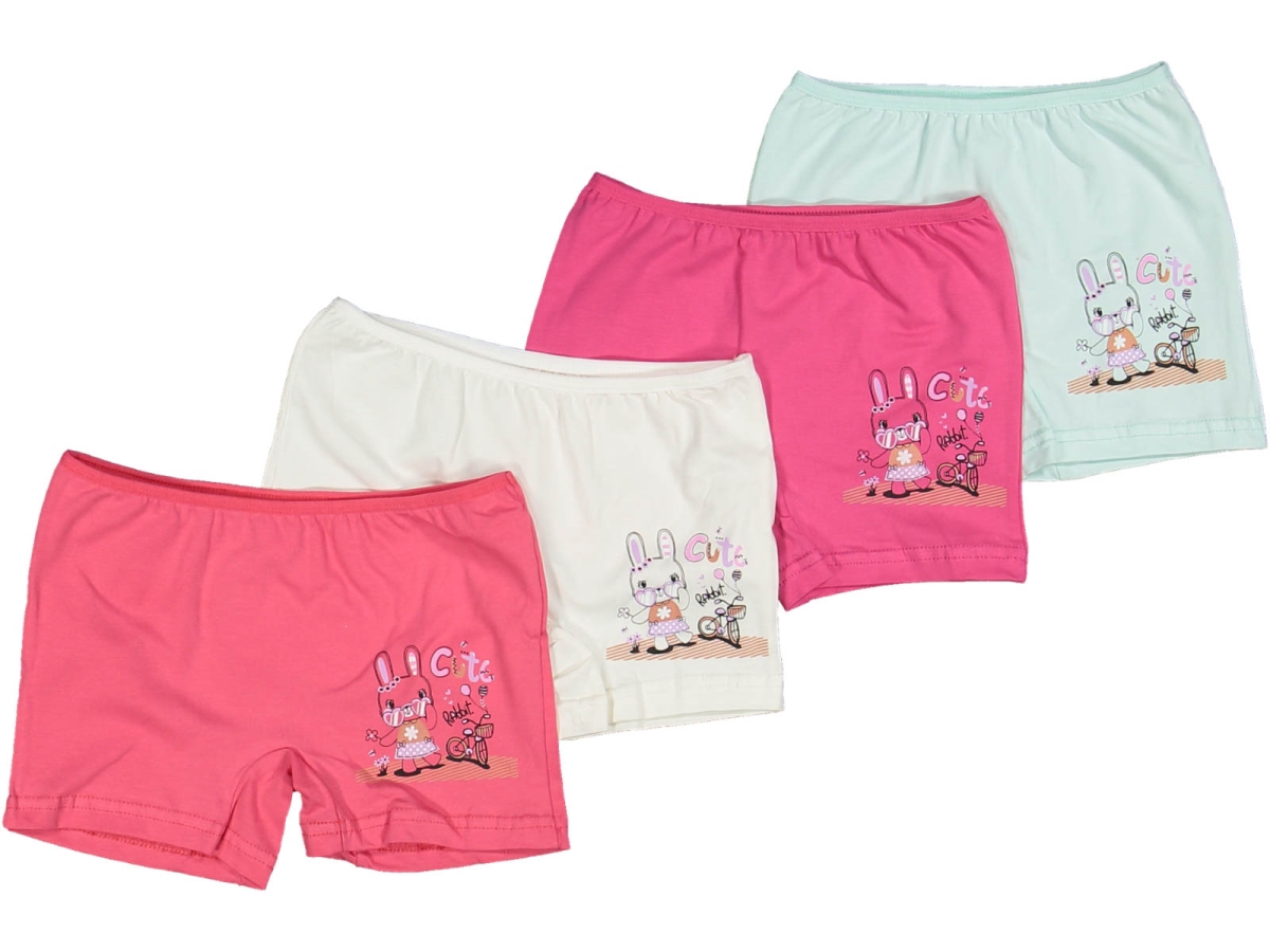 KIZ 8/9  YAŞ KARIŞIK BASKILI BOXER