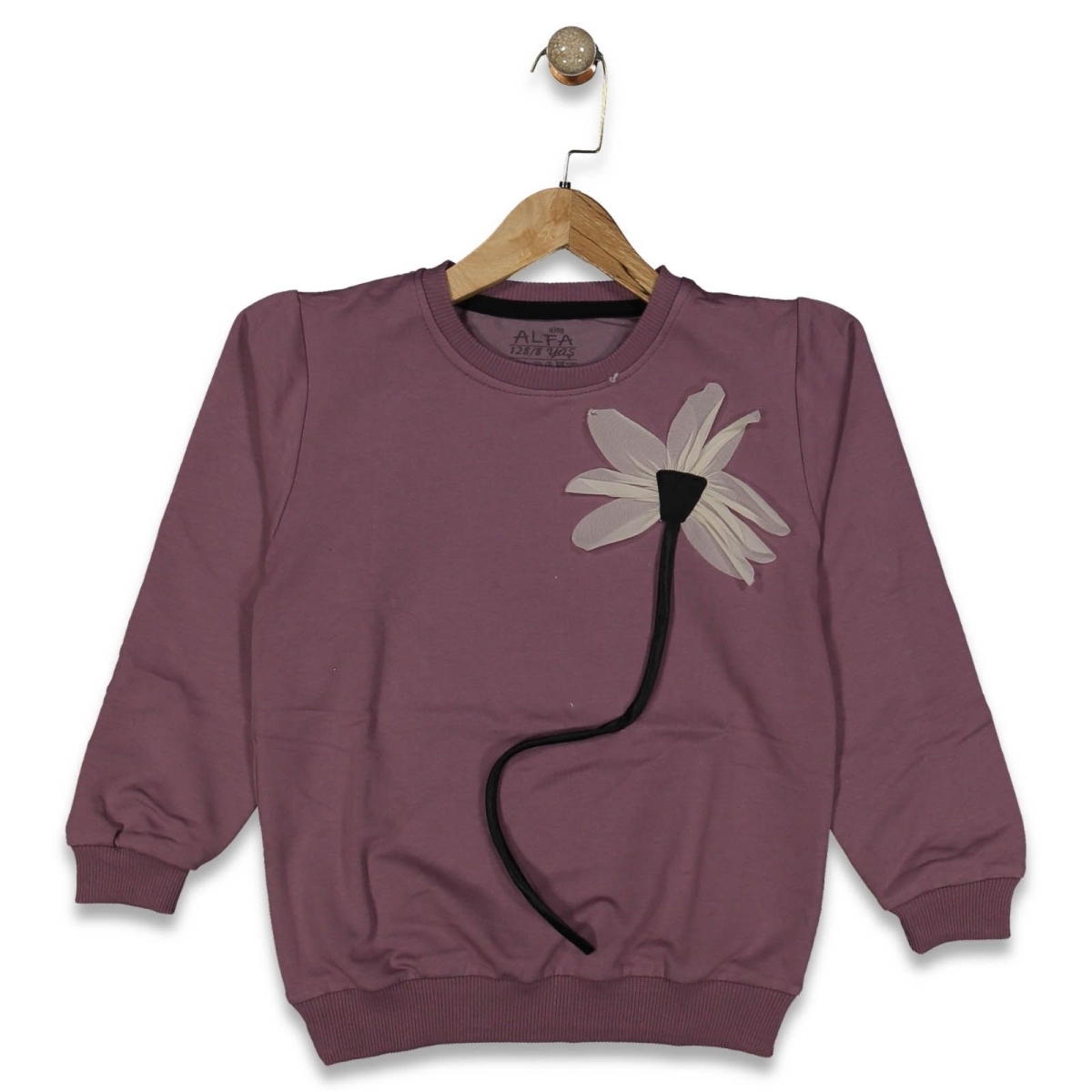 KIZ 9/12 YAŞ ÇİÇEKLİ SWEAT