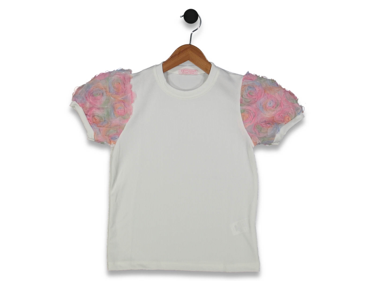 KIZ 9/12 YAŞ KOLU GÜLLÜ  BADİ