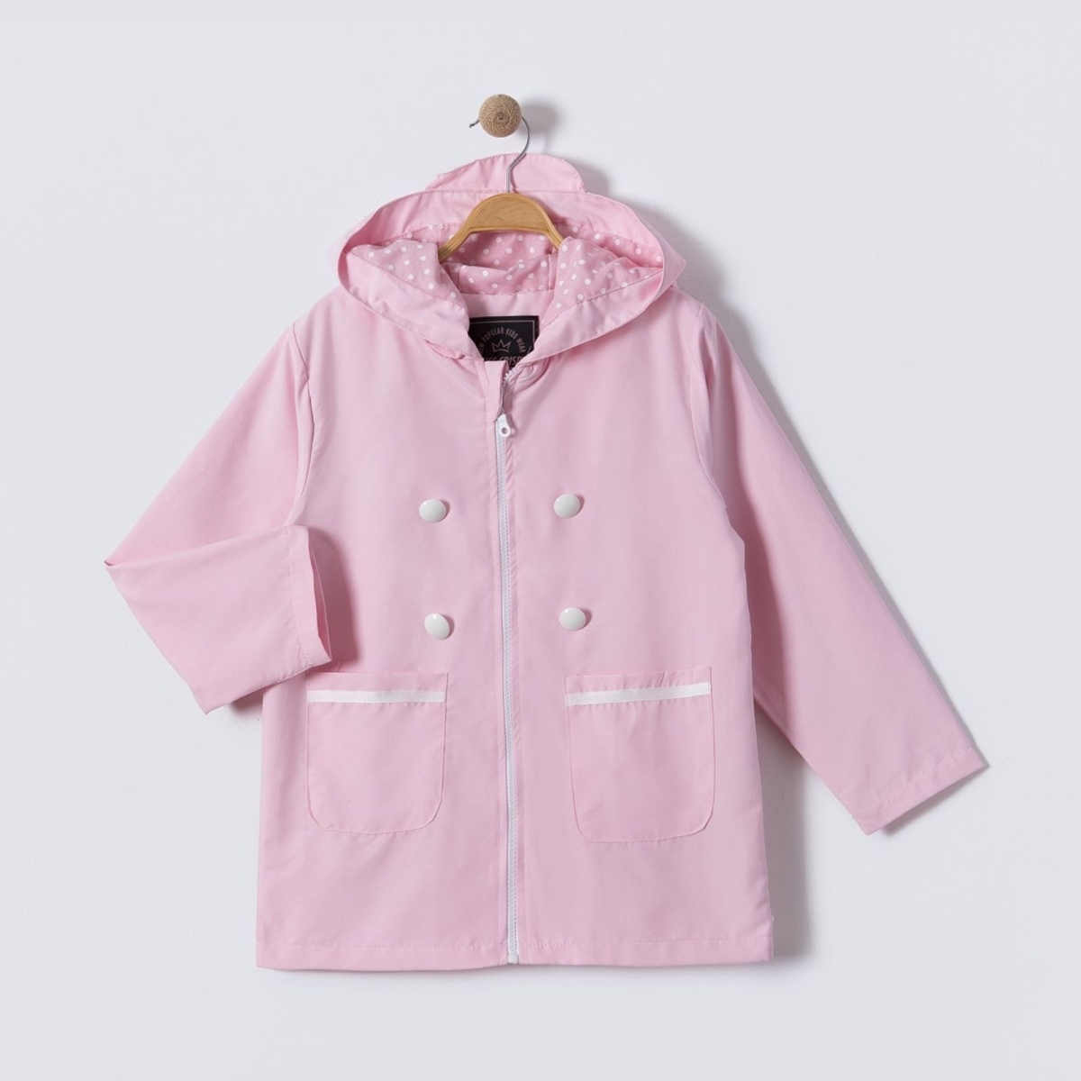 KIZ 9/12 YAŞ MODEL 112 DÜĞMELİ TRENCKOT