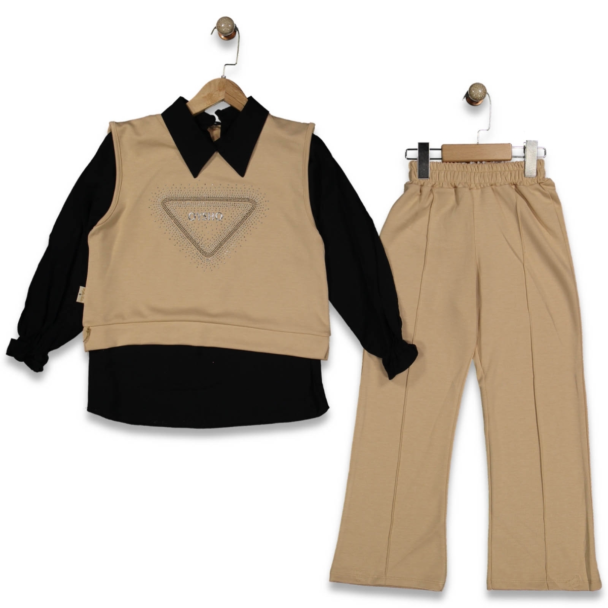 KIZ 9/12 YAŞ TAŞLI OYSHO 3 LÜ TAKIM