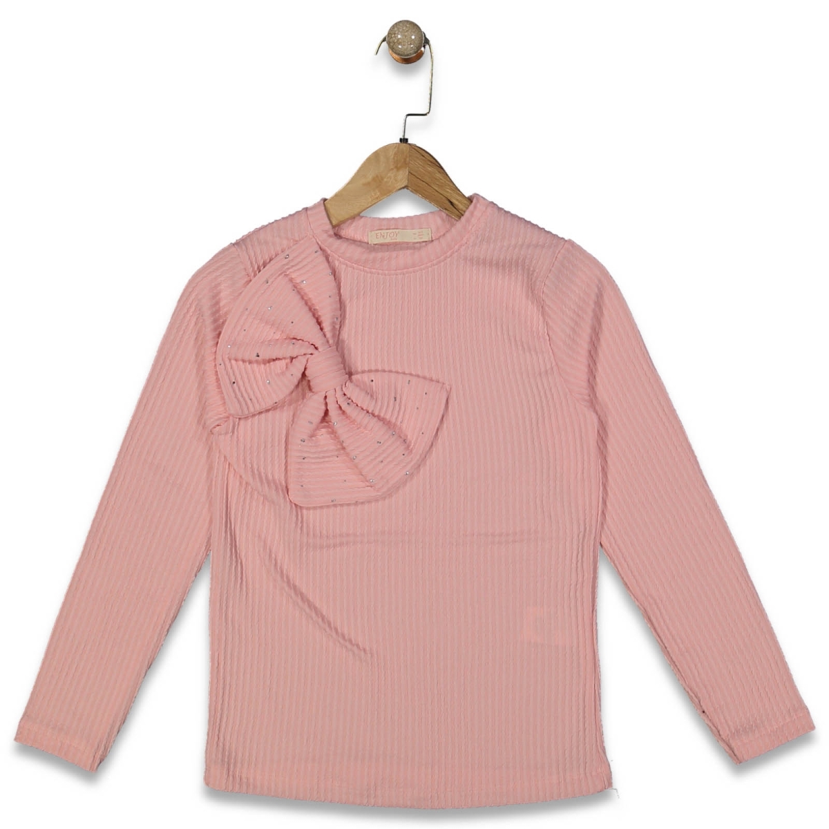 KIZ 9/12 YAŞ TAŞLI YANDAN FİYONKLU BADİ