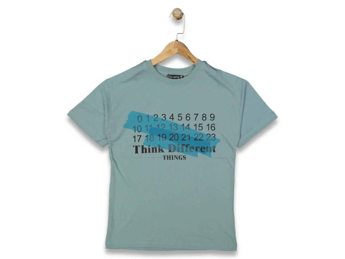KIZ 9/12 YAŞ THİNK DİFFERENT KISA KOL TİŞÖRT