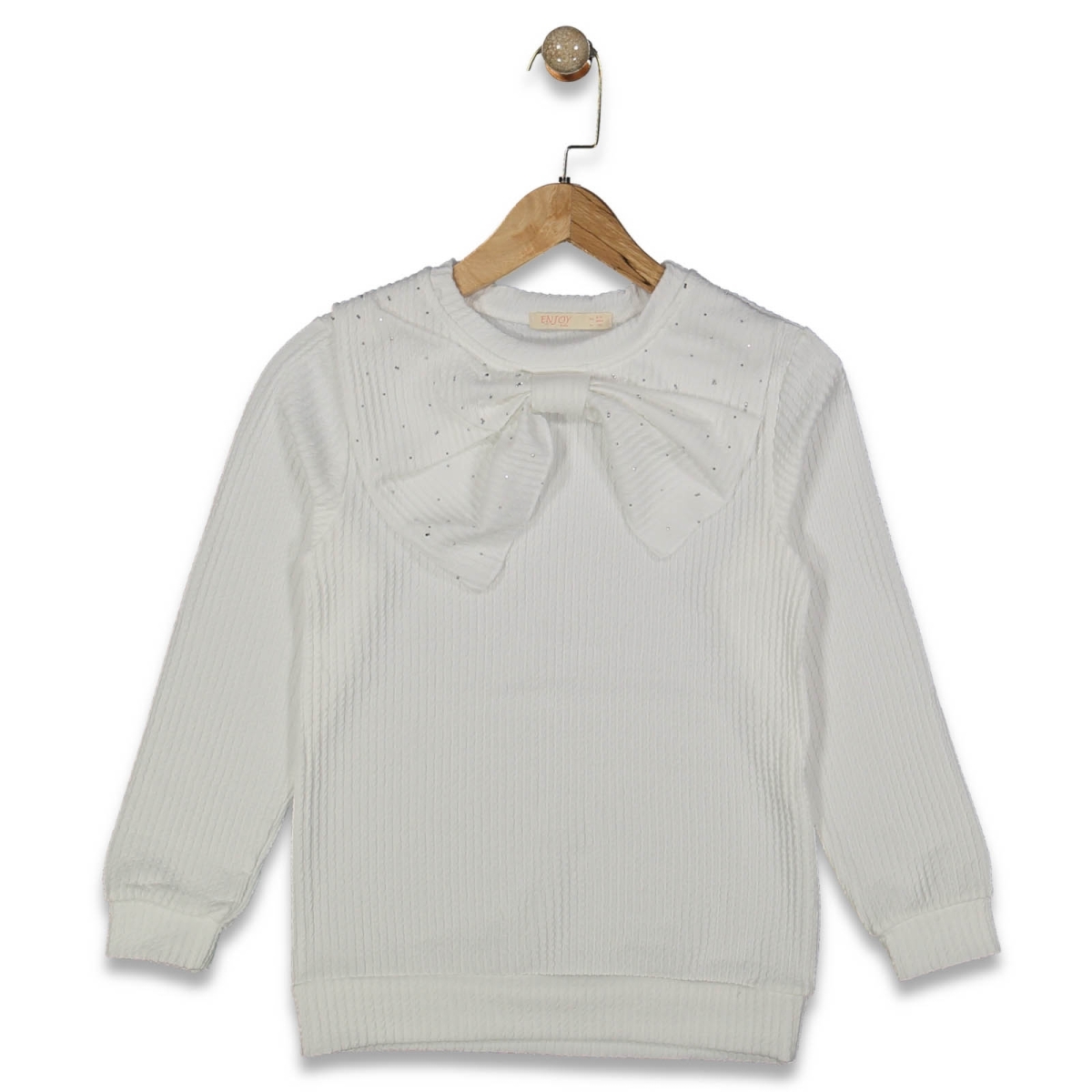 KIZ 9/12 YAŞ YAKA TAŞLI FİYONKLU BADİ