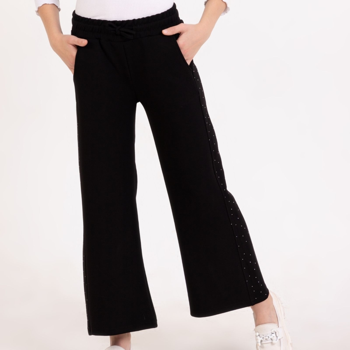 KIZ 9/12 YAŞ YANI TAŞLI EŞOFMAN ALTI