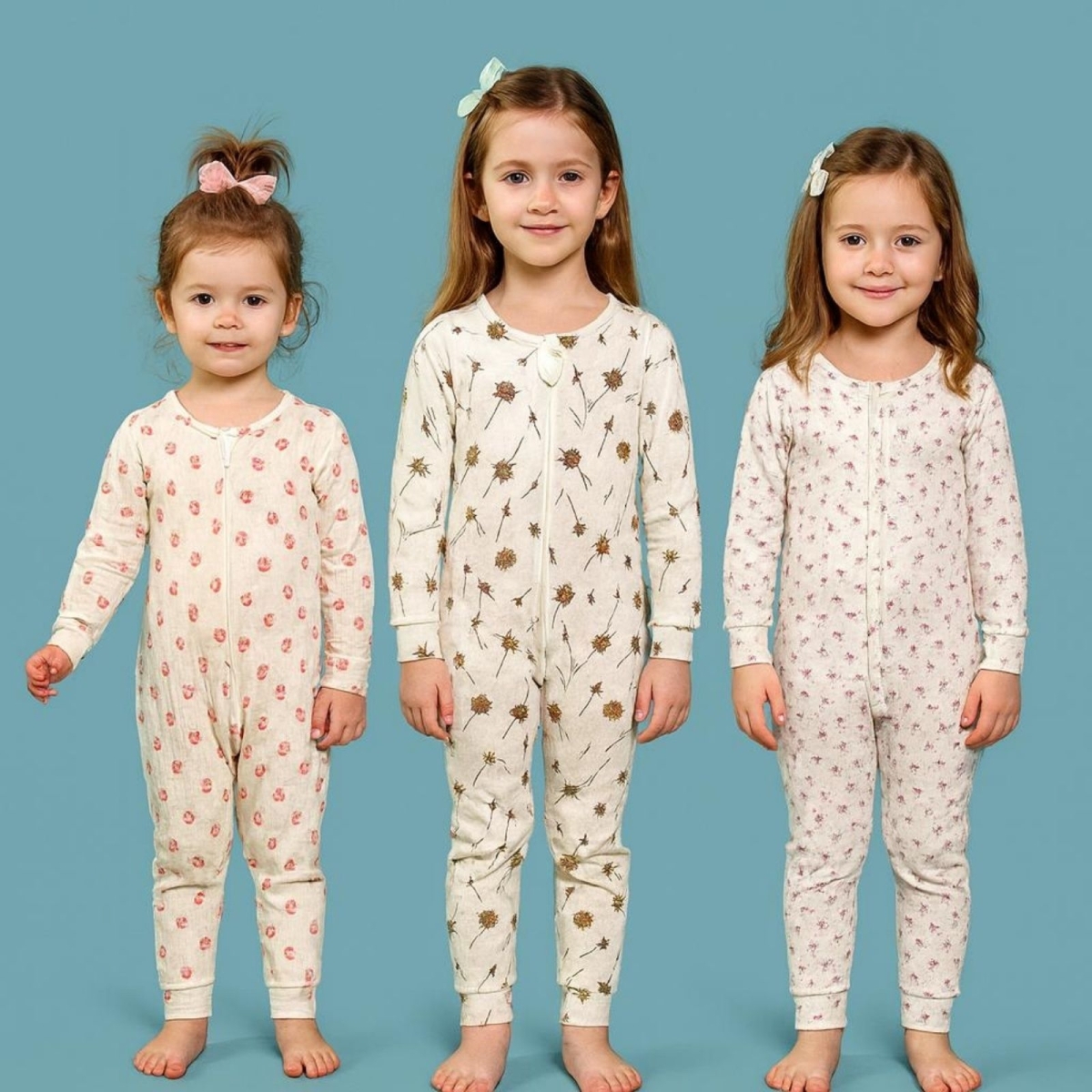 KIZ 9/18 AY FERMUARLI ÇİÇEK TULUM