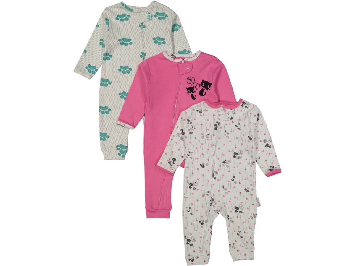 KIZ 9/18 AY FERMUARLI KEDİ PATİ TULUM