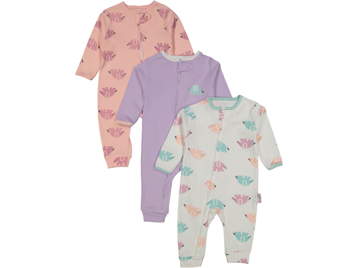 KIZ 9/18 AY FERMUARLI ÜÇ RENK FİLLİ TULUM